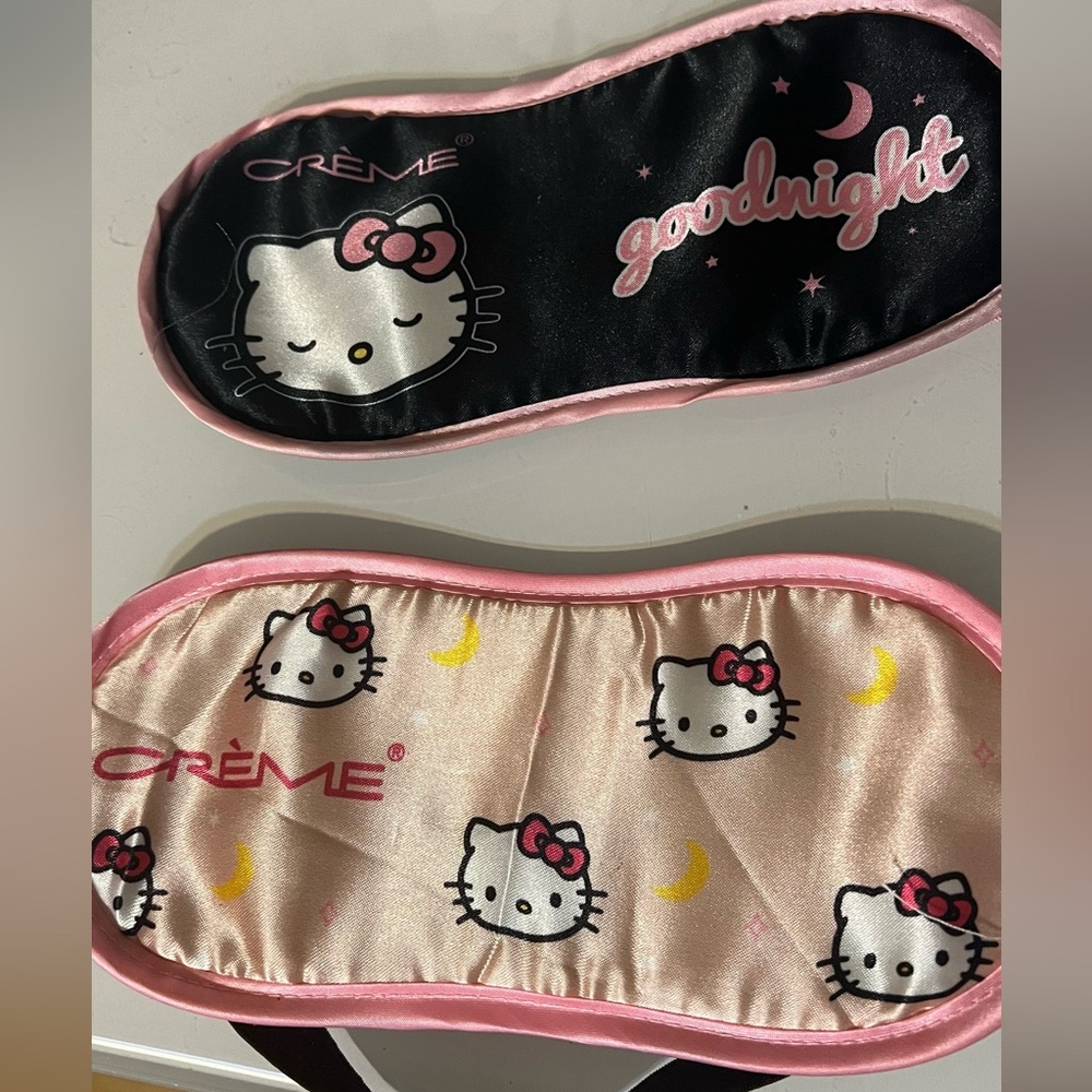 Hello kitty sleeping masks